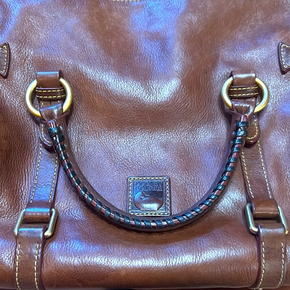 Dooney&Bourke Brown Leather Purse/Satchel - Picture 3 of 11